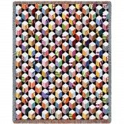 Quilt - Autograph - Cotton Woven Blanket Throw -  (72x54)