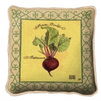 Beets Textured Hand Finished Elegant Woven Throw Pillow Cover 100% Cotton  Size 17x17