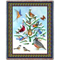 Bird Haven - Stephanie Stouffer - Cotton Woven Blanket Throw -  (72x54)