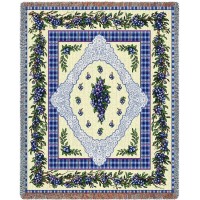 Blueberry Lace Blanket