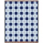 Blueberry Plaid Blanket