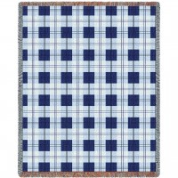 Blueberry Plaid Blanket