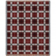 Plaid - Brickcraft - Cotton Woven Blanket Throw -  (72x54)