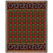 Bridle Path - Cotton Woven Blanket Throw -  (72x54)