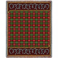 Bridle Path - Cotton Woven Blanket Throw -  (72x54)