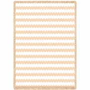 Brittany - Natural Cotton Woven Blanket Throw -  (70x50)