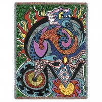Brule - Helen Kiebzak - Cotton Woven Blanket Throw -  (72x54)