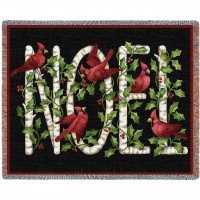 Christmas Noel - Stephanie Stouffer - Cotton Woven Blanket Throw -  (72x54)