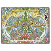 Cascadia - Animal Spirits Totem - Sue Coccia - Cotton Woven Blanket Throw -  (72x54)
