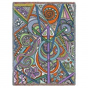 Cathedral - Helen Kiebzak - Cotton Woven Blanket Throw -  (72x54)