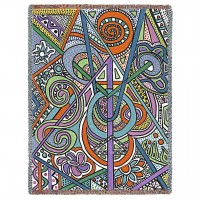 Cathedral - Helen Kiebzak - Cotton Woven Blanket Throw -  (72x54)