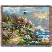 Coastal Splendor - James Lee - Cotton Woven Blanket Throw -  (72x54)