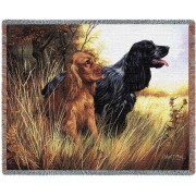 Cocker Spaniel - Robert May - Cotton Woven Blanket Throw -  (72x54)