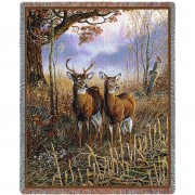 Country Treasures - Terry Doughty - Cotton Woven Blanket Throw -  (72x54)