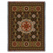 Gothic Medallion - Cotton Woven Blanket Throw -  (72x54)
