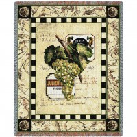 Grapes and Label I Blanket