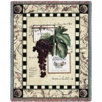 Grapes and Labels IV Blanket