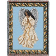 Guardian Angel 2 - Cotton Woven Blanket Throw -  (72x54)