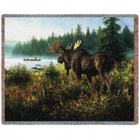In His Domain - Robert Duncan - Cotton Woven Blanket Throw -  (72x54)