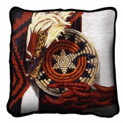 Indian Market Textured Hand Finished Elegant Woven Throw Pillow Cover 100% Cotton  Size 17x17