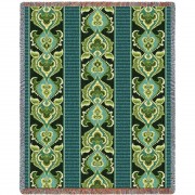 Ivy - Arts And Crafts - William Morris - Cotton Woven Blanket Throw -  (72x54)