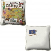 State of Kansas - Replica State Pillow