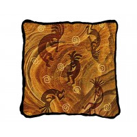 Kokopelli the Ancient Ones - Kokopelli - Southwest - - Throw Pillow