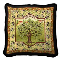 L'Olivier - Olive Tree - - Throw Pillow