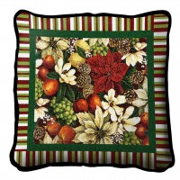 Magnolia Poinsettia - - Throw Pillow