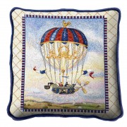 Mail Drop Textured Hand Finished Elegant Woven Throw Pillow Cover 100% Cotton  Size 17x17