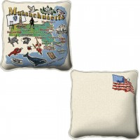 State of Massachusetts - Replica State Pillow