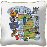 State of Michigan - Replica State Pillow