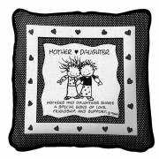 Mother and Daughter - - Throw Pillow