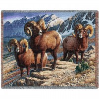 Mountain Monarchs - Cynthie Fisher - Cotton Woven Blanket Throw -  (72x54)