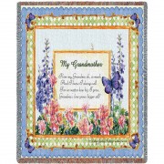 My Grandmother - Audrey Jean Roberts - Cotton Woven Blanket Throw -  (72x54)