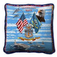 US Navy Chiefs - - Throw Pillow