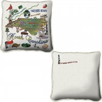 State of North Carolina - Replica State Pillow
