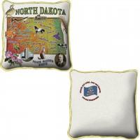 State of North Dakota - Replica State Pillow