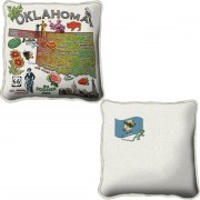 State of Oklahoma - Replica State Pillow