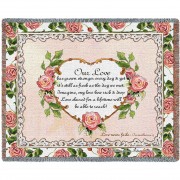 Our Love Poem - Audrey Jean Roberts - Cotton Woven Blanket Throw -  (72x54)