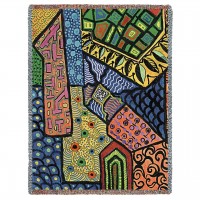 Overview - Helen Kiebzak - Cotton Woven Blanket Throw -  (72x54)