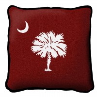 South Carolina State - Palmetto Moon Red - - Throw Pillow