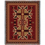 Paraguay - Cotton Woven Blanket Throw -  (72x54)