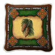 Pinecone Lodge - - Throw Pillow