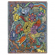 Potpourri - Helen Kiebzak - Cotton Woven Blanket Throw -  (72x54)