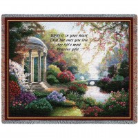 Precious Gifts - Max Yoon - Cotton Woven Blanket Throw -  (72x54)