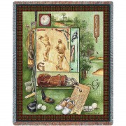 Sports - Quiet Golf Lover - Anita Phillips - Cotton Woven Blanket Throw -  (72x54)