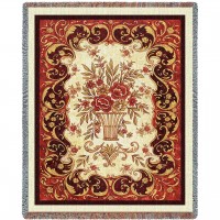 Red Blanket 54 x 72 Tapestry Throw