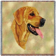 Rhodesian Ridgeback - Robert May - Lap Square Cotton Woven Blanket Throw -  (54x54)