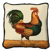 Rooster -Saddleblanket Throw Pillow